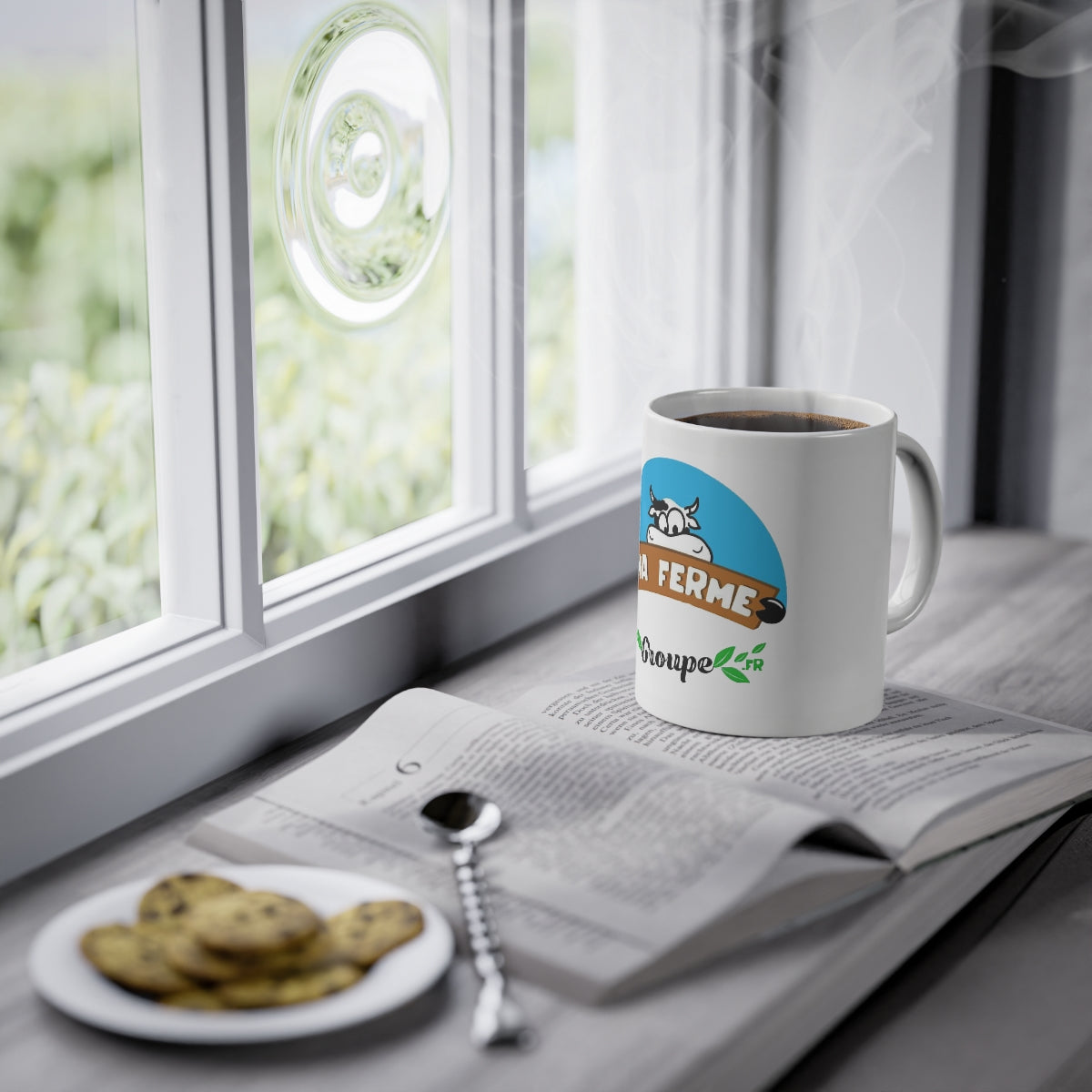 Tasse blanche MaFermeGroupe