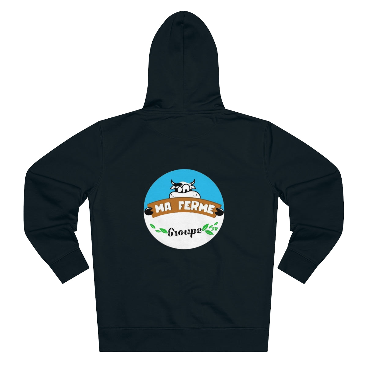 Veste à capuche noire Ma Ferme Groupe