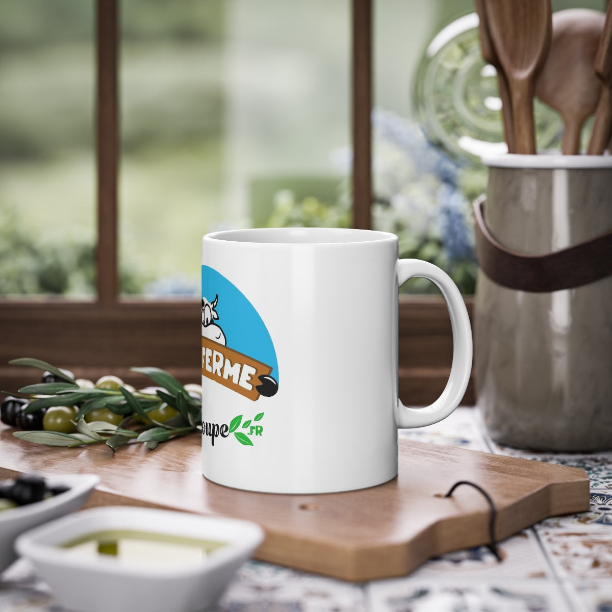Tasse blanche MaFermeGroupe