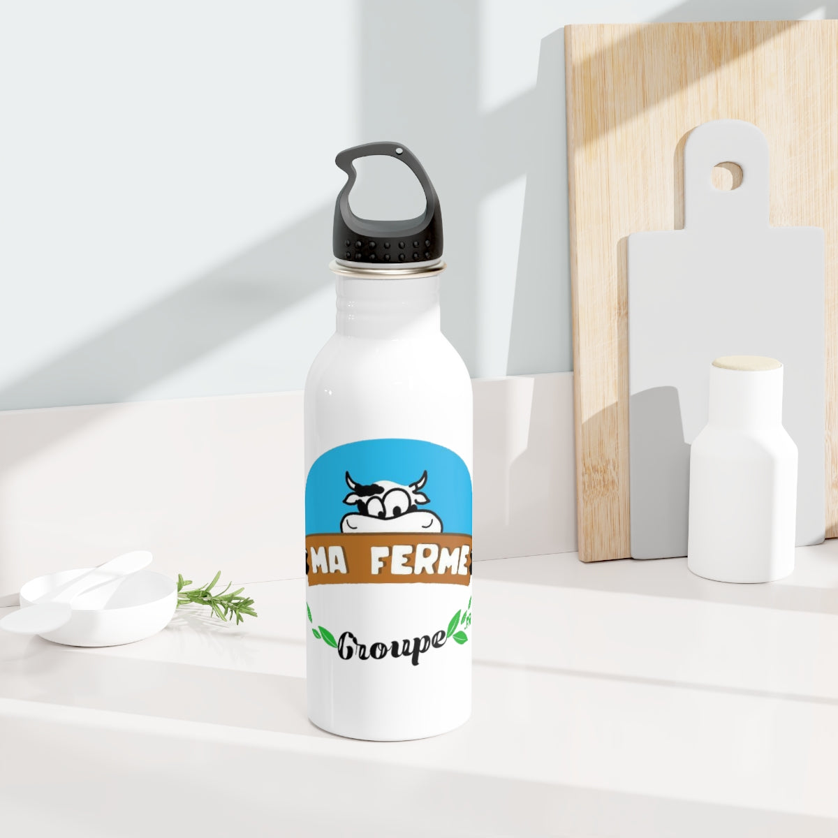 Gourde blanche MaFermeGroupe