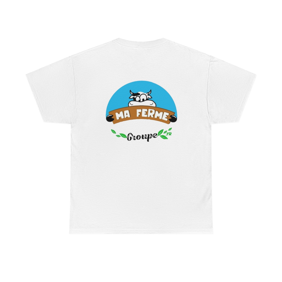T-shirt blanc MaFermeGroupe