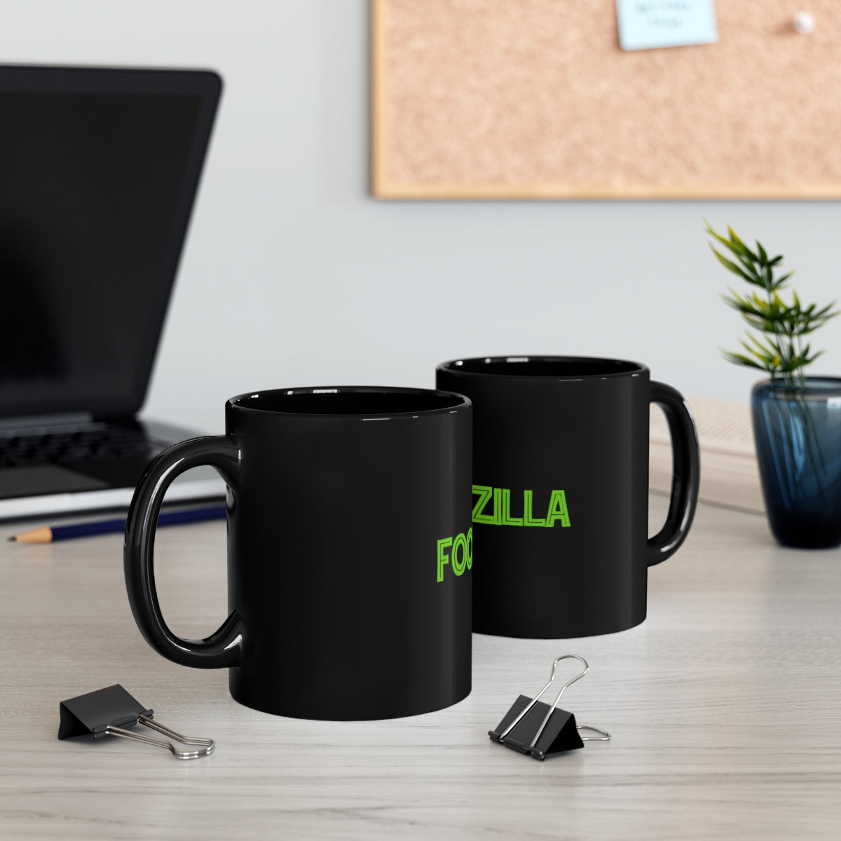 Tasse noire Foodzilla