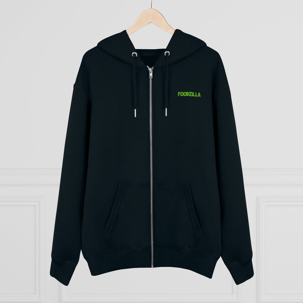 Veste à capuche noire FoodZilla