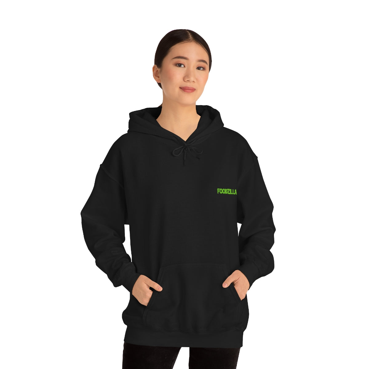 Sweat à capuche noir FoodZilla