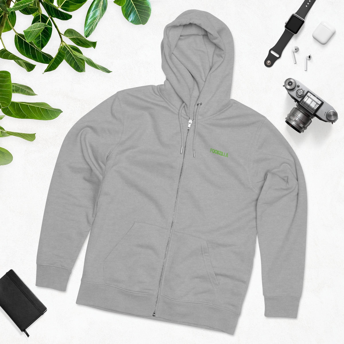 Veste à capuche noire FoodZilla