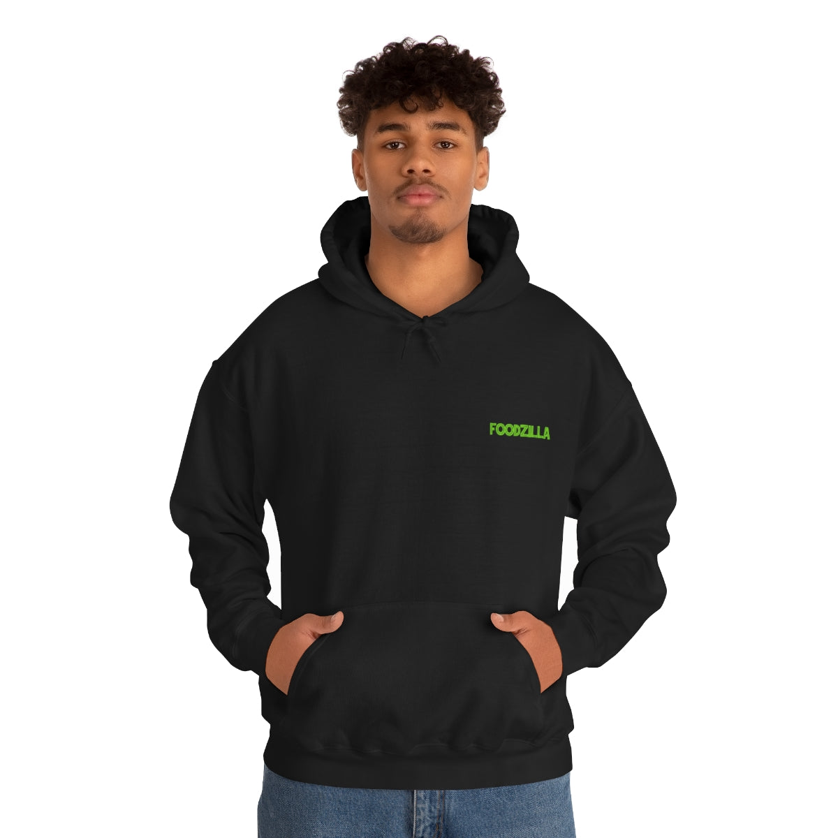 Sweat à capuche noir FoodZilla
